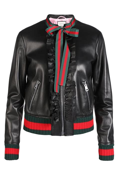 gucci leather free|Gucci leather jacket online.